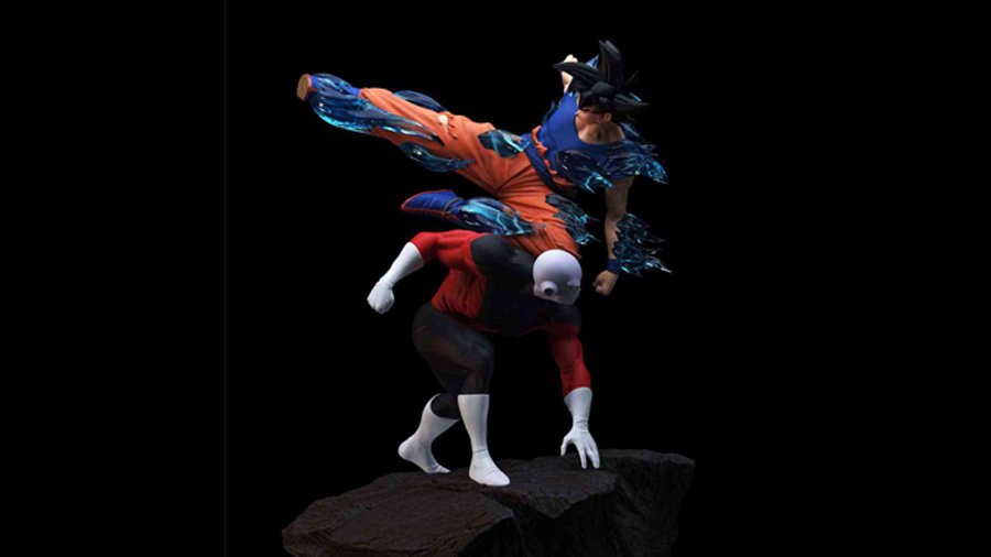  Coleccionable  figura de Gokú vs. Jiren (Dragon Ball Super)