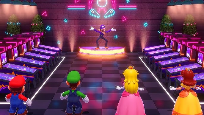 Waluigi tambien esta presente en Super Mario Party Jamboree