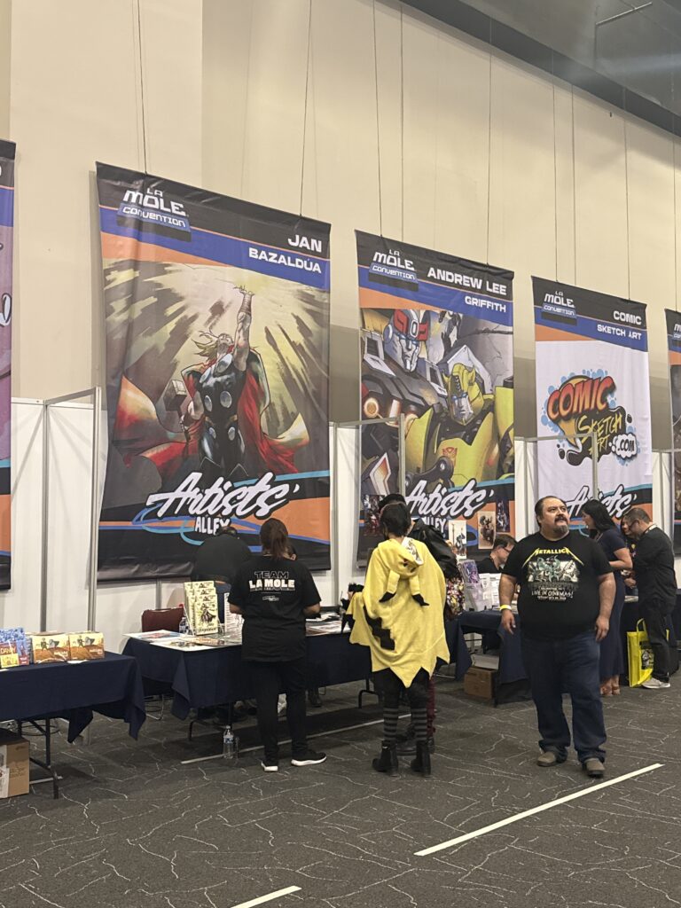 Los Artistas mostraron su gran trabajo en La Mole Comic Con 2025 / Foto: Carlos Miranda