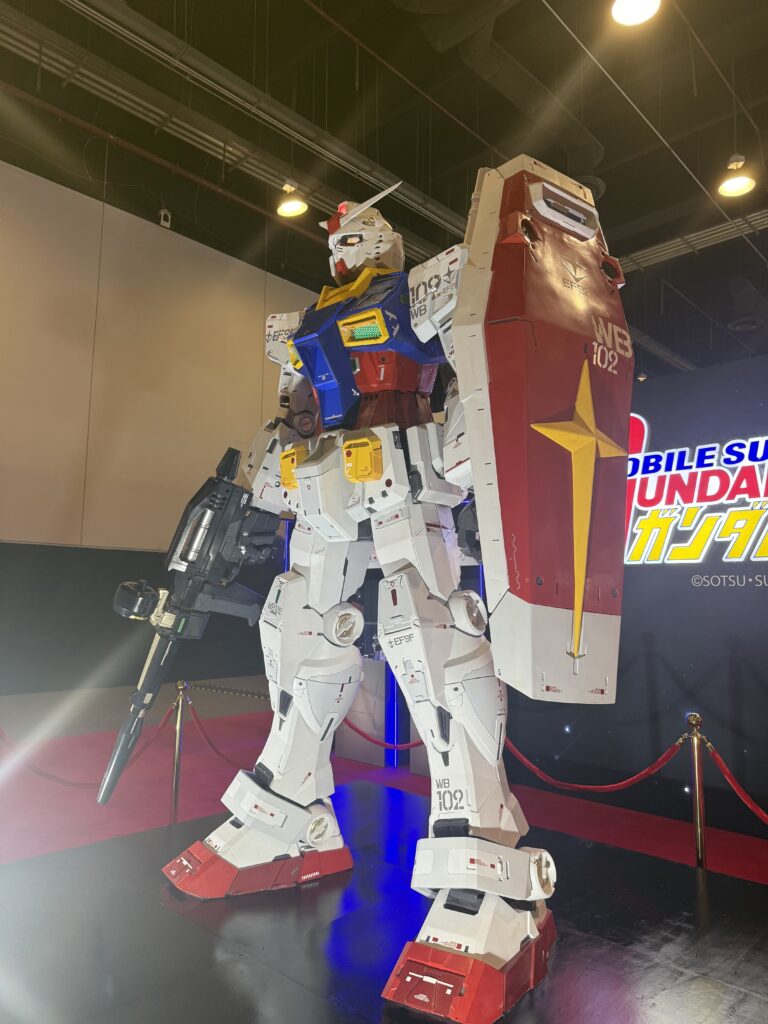 No podia faltar el poderoso Gundam RX-72 en La Mole Comic Con 2025 / Foto: Carlos Miranda
