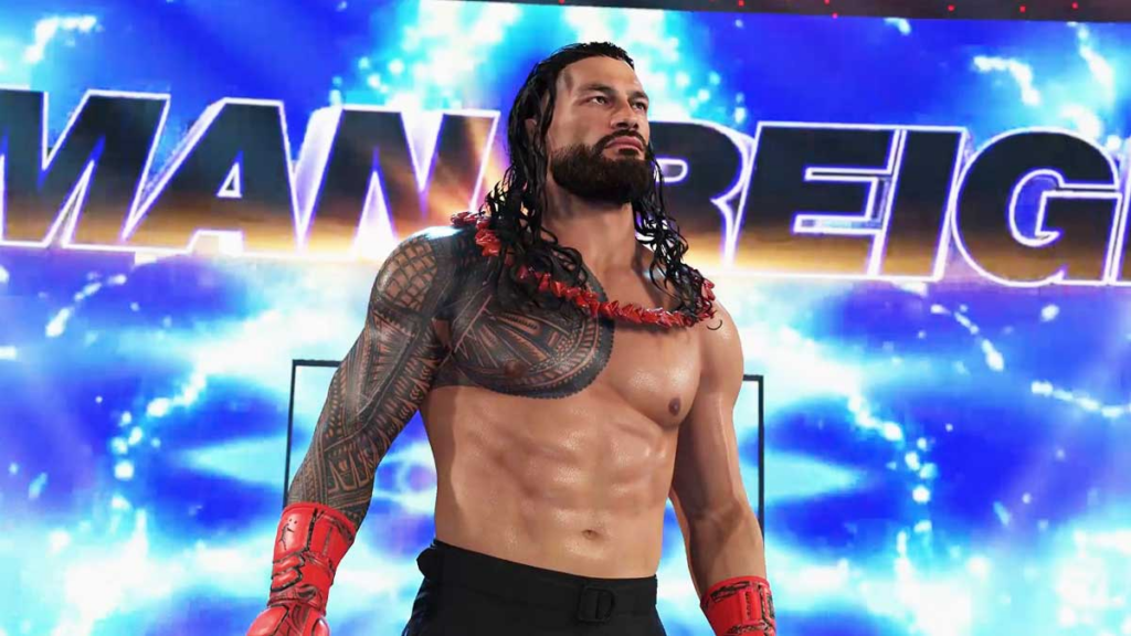 El Gran Jefe Tribal, Roman Reigns es el lider del WWE 2K25 / Foto: 2K