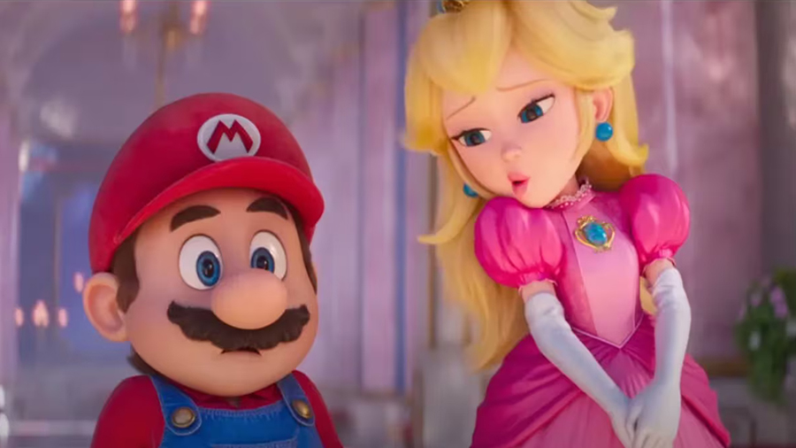 Mario y Peach Amigos