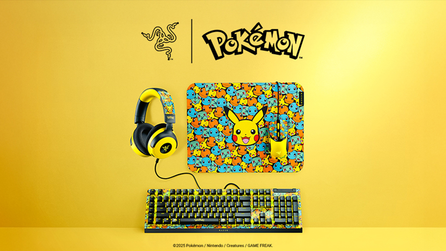 Colección de Razer y Pokémon llegará pronto a Latinoamérica