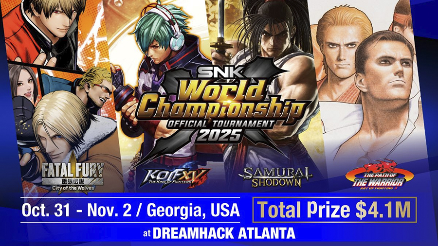 SNK World Championship 2025 repartirá $4.1 millones de dólares en premios