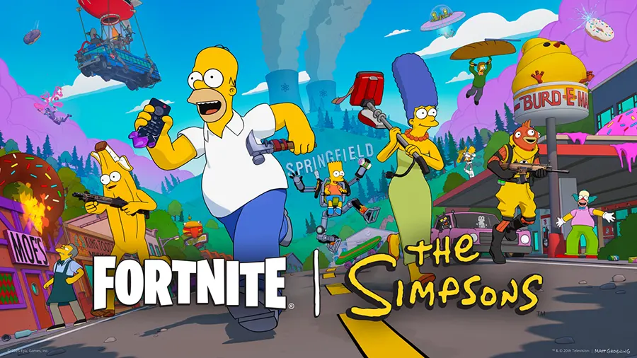 ¡Es oficial! Los Simpsons llegan a Fortnite