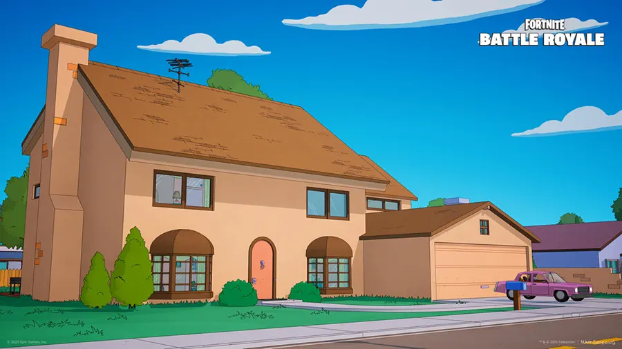 Los Simpsons colaboración en Fortnite